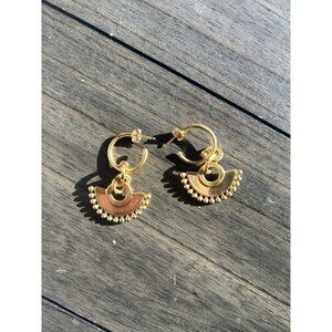 ZENYU FAN CHANDELIER Earrings Missoma Sterling Silver Gold Plated